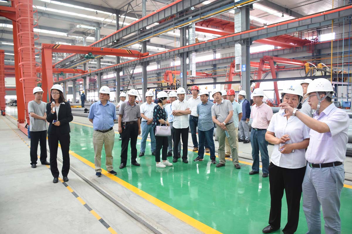 省住建廳副廳長劉寧一行調研甘肅建投裝配式鋼結構產業(yè)鏈